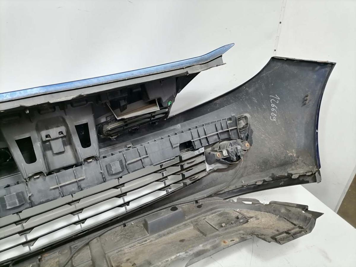 Renault Clio 3 original Stoßstange Stoßfänger vorn NV432 Monaco Blau BJ05